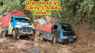Download lagu Grandmax Vs L 300 vs Carry 1,5 Sama Joss Di Jalan Yang Licin mp3