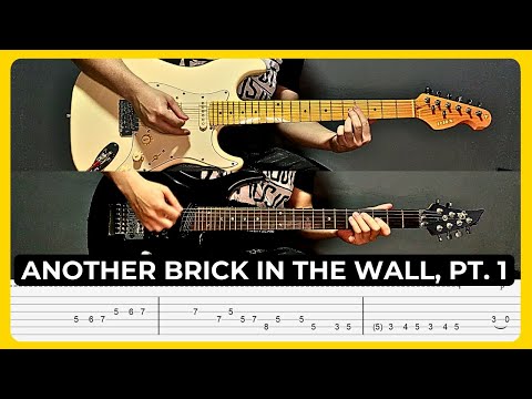 Another Brick In The Wall, Pt.1 - Pink Floyd | Tabs | Guitar Lesson | Cover | Solo | All Guitar Part