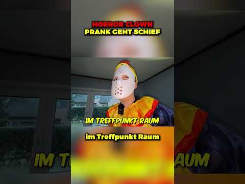 ICH werde zum HORROR CLOWN und das passierte...🤡 #shorts