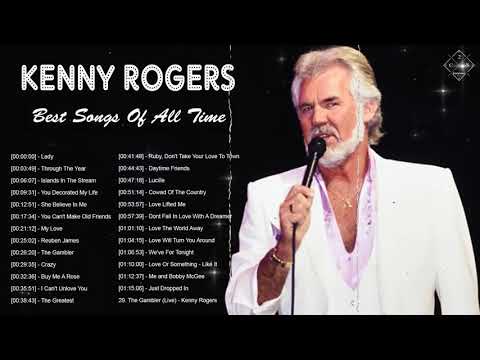 Greatest Hits Kenny Rogers Songs With Lyrics Of All Time - The Best Songs Of Kenny Rogers Playlist