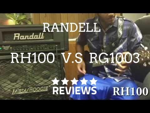 RH100 V.S RG1003 (w/MESA BOOGIE CABINET) - Randall Amplifiers -