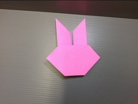 Daily Origami: 073 - Rabbit Head