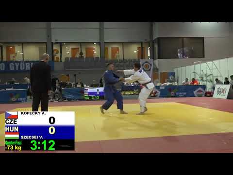 2019 Gyor Quarter 73 kg Kopecký Adam CZE vs  Szecsei Viktor HUN