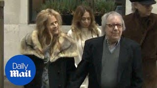Bill Wyman's latest public appearance: Murdoch & Hall wedding - Daily Mail