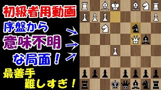 【初級者用動画】8手目からカオスな局面！？最善手が探すのが難しすぎる対局！！(スタッフォード・ギャンビット)