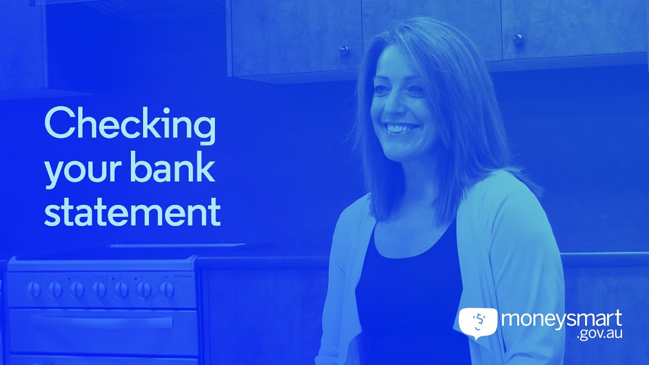 Video thumbnail image for: Top tips for checking your bank statement