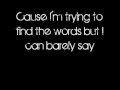 The Fray - I Can Barely Say (Lyrics) 