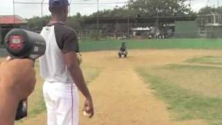 preview picture of video 'Showcase Video of Dominican Pitcher Narciso in 2009 in the Dominican Republic'