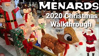 Menards Christmas Decorations Store Walkthrough 2020