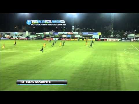 Gol de Bustamante. Defensa 1 San Martín 0. Fecha 17. Torneo Primera B Nacional. Fútbol Para Todos