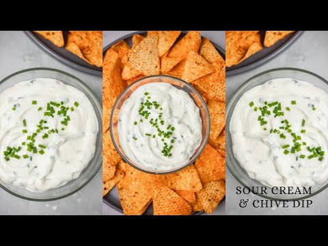 Sour Cream Dip (Sour Cream and Chive Dip)