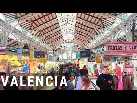 Explore the CENTRAL MARKET of VALENCIA🦞A Tour of Spain's Largest Public Market