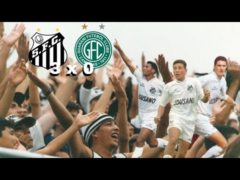 Santos 3x0 Guarani - 26/11/1994 - Compacto Inédito - Narração: Jota Jr