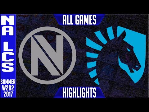 NV vs TL Highlights ALL GAMES | NA LCS Week 2 Day 2 summer 2017 | Team Envy vs Team Liquid