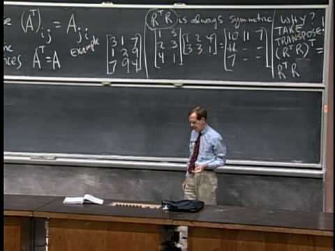 Lec 5 | MIT 18.06 Linear Algebra, Spring 2005