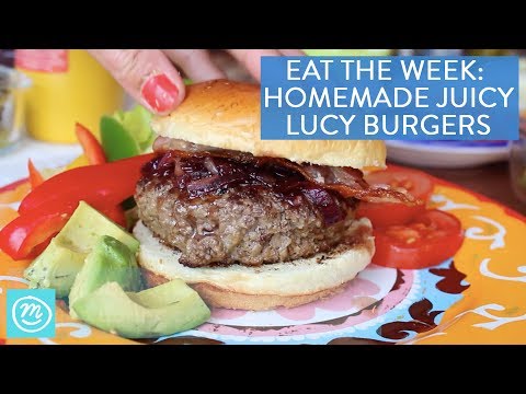 How To Make Juicy Lucy Burgers | Eat The Week With Channel Mum & Iceland | Ad