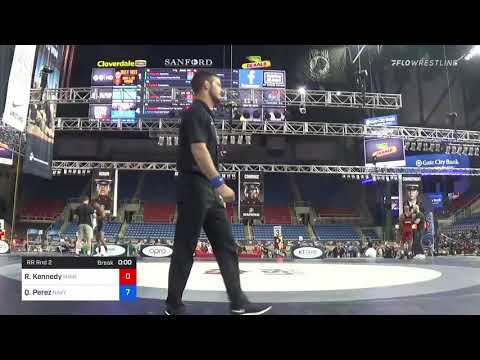 77 Kg Rr Rnd 2 - Rashad Kennedy, Minnesota Vs Quentin Perez, Navy-Marine Corps Mat Club F2ef