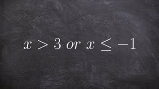 Graphing compound inequalities with the cojunction OR