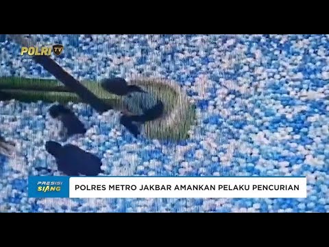 POLRES METRO JAKARTA BARAT AMANKAN PELAKU PENCURIAN DI PUSAT PERBELANJAAN