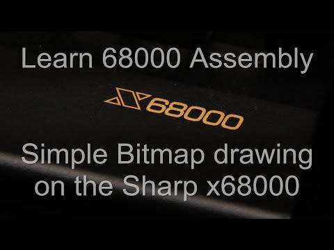 Simple Bitmap Drawing on the x68000 - 68000 assembly Lesson S1