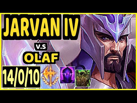 ERASUS (JARVAN IV) vs OLAF - 14/0/10 KDA JUNGLE CHALLENGER GAMEPLAY - BR