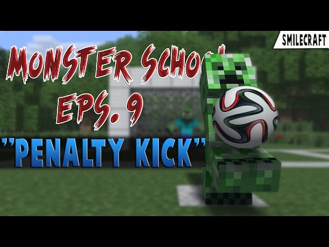 Monster School: Penalty Kick - Minecraft Animation