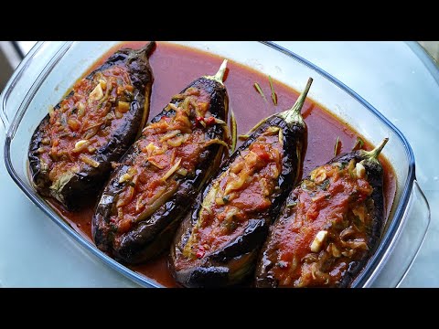 How to make Imam Bayildi - Turkish Vegan Stuffed Eggplants