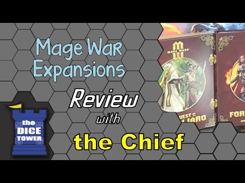 The Dice Tower: Chief reviews two Mage Wars examples and custom dice