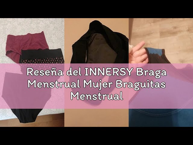 Vídeo relacionado con INNERSY Bragas Pantalon Mujer Algodon Cómodas Braguitas Culotte Bóxers Debajo la Falda 3 Pack (38-40, Multicolor Suave)