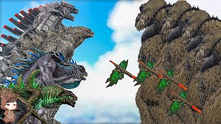 Team Godzilla VS Team King kong | ARK Mod Battle Ep.137