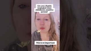 Release the absorbed energy, family scapegoat, empath HSP