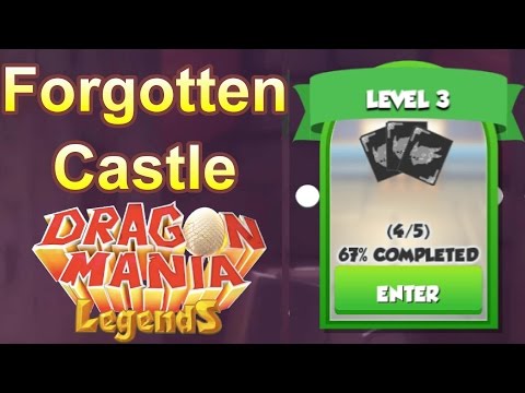 The Forgotten Castle Level 3 Guide! - Dragon Mania Legends (Path Walkthrough)