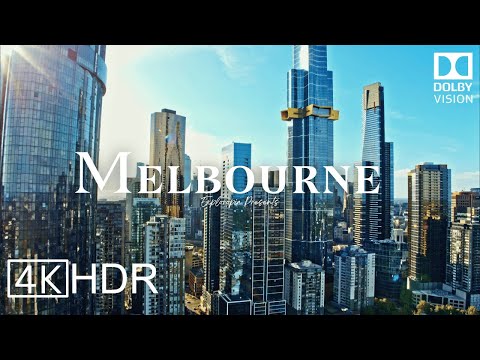 Melbourne City, Australia 🇦🇺 in 4K HDR ULTRA HD 60 FPS Dolby Vision™ Drone Video