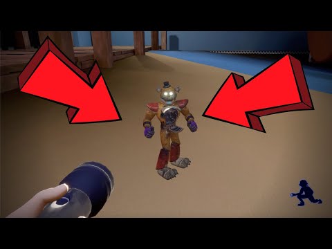 BUG Happened and Freddy Become TINY - What if I Try to Climb into Him? FNAF Security Breach