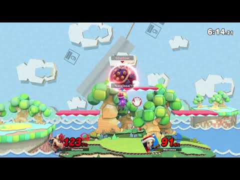 Narcissa (Mii Swordfighter) vs Shadow (Bowser, Hero)