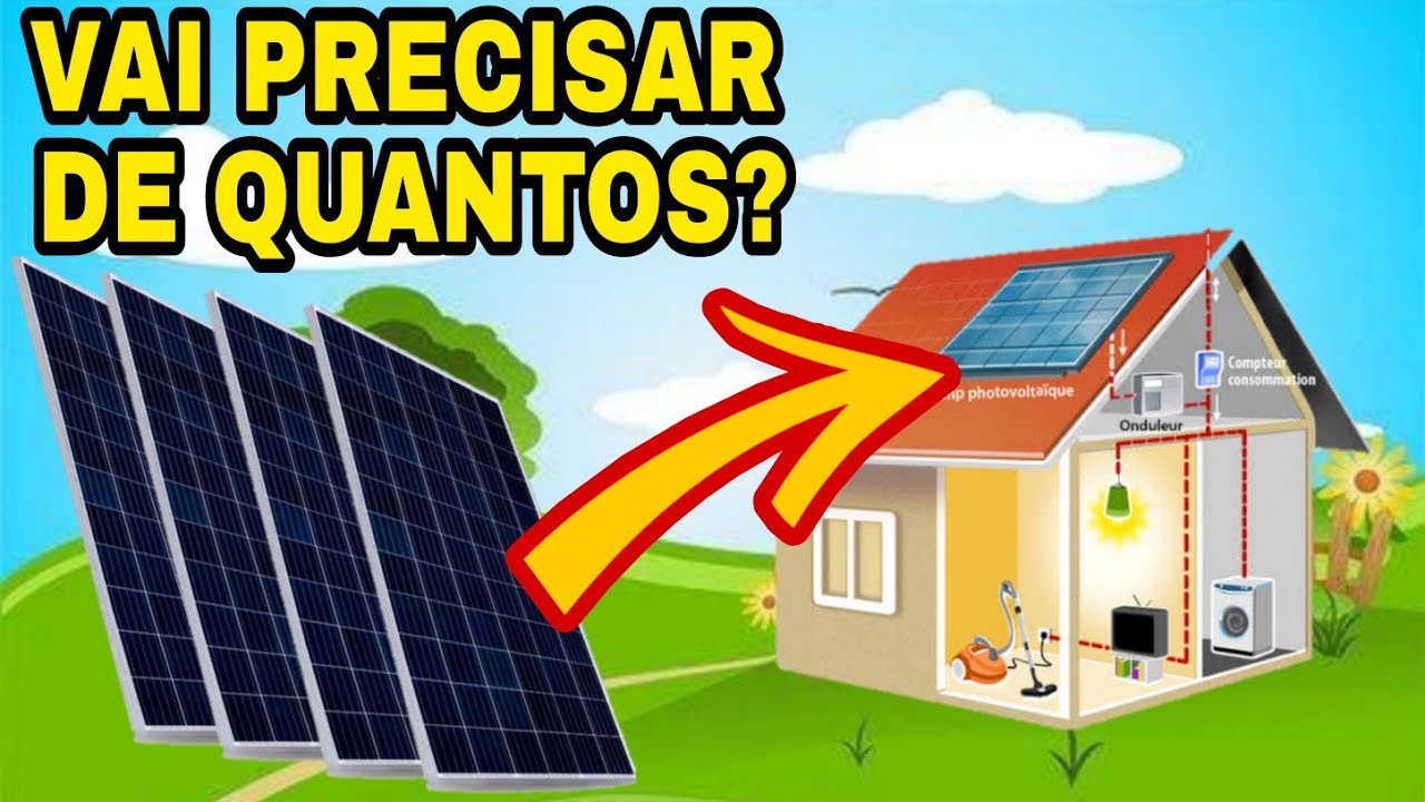 Como Dimensionar os Painéis Solares Para O sistema de Energia Solar Off Grid Muito Fácil!