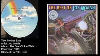 Joe Walsh- Mother Says