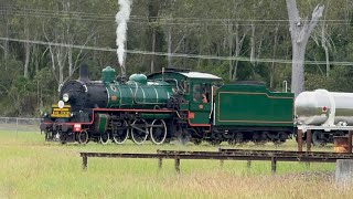 Rosewood to Ipswich Station on a steam train 