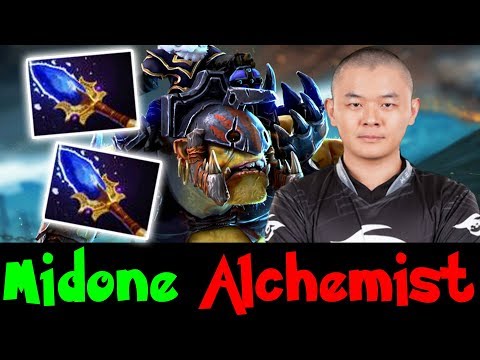 Midone Plays Alchemist 36min Full Items + 2Aghanim's Scepter - EU RANKED DOTA 2