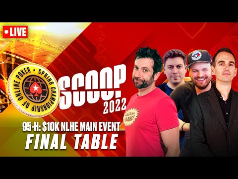 SCOOP 2022: 95-H: $10K NLHE MAIN EVENT│FINAL TABLE with James, Joe, Griffin & Nick ♠️ PokerStars