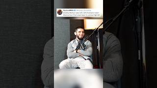 Bradley Martyn asks Islam Makhachev if he’s ever been in a street fight 💀😭🥊