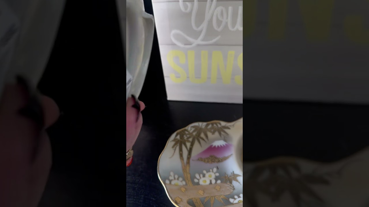 Goodwill Annex vintage Japanese tea set