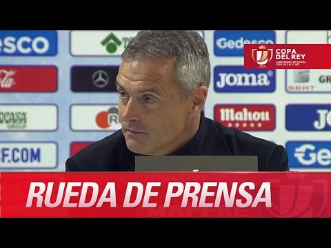 Rueda de prensa de Escribá tras el Getafe CF (3-1) Rayo Vallecano