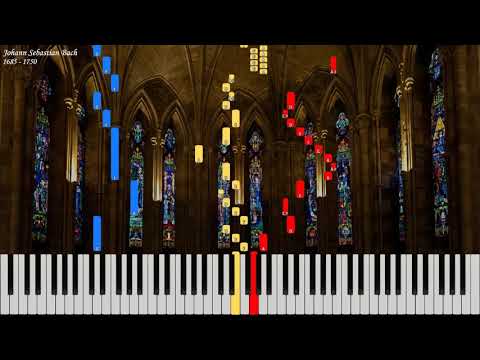 JS Bach - Little Fugue in G Minor BWV 578 | Organ Synthesia | Library of Music