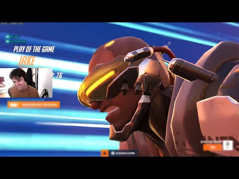 JAKE SHOWS HIS SOLDIER 76 SKILL! POTG! OVERWATCH 2 SEASON 5 TOP 500