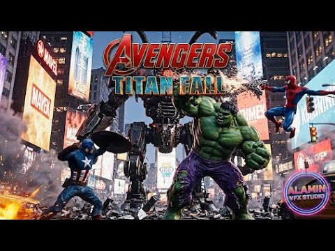 HULK SMASH! Avengers & Spiderman vs Titan Mech Robot - Epic Battle Avengers Team / ALAMIN VFX STUDIO