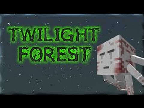 MINECRAFT TWILIGHT FOREST MOD SHOWCASE (BOSSES, TROPHIES, AND WEAPONS)