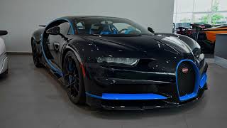 CHECK OUT This Insane 2019 Bugatti Chiron in Blue Royal Carbon!