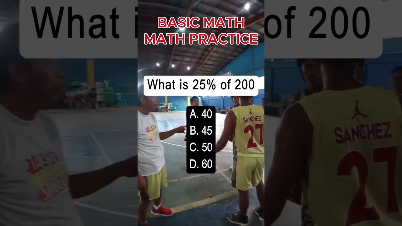 What is 25% of 200A. 40B. 45C. 50D. 60#fypageシ #civilserviceexam #math #mathskills #quiz #dailyquiz