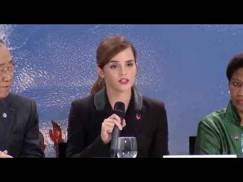 Emma Watson Speech for HeForShe IMPACT 10x10x10 Program at World Economic Forum 2015